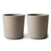 Mushie Drinkbekers Set 2 Stuks Vanilla
