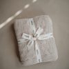 Mushie Knitted Deken 80x100cm Honeycomb Beige - Afbeelding 2