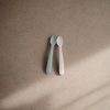 Mushie Babylepels Set 2 Stuks Cambridge Blue/Shifting Sand - Afbeelding 2