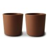 Mushie Drinkbekers Set 2 Stuks Caramel