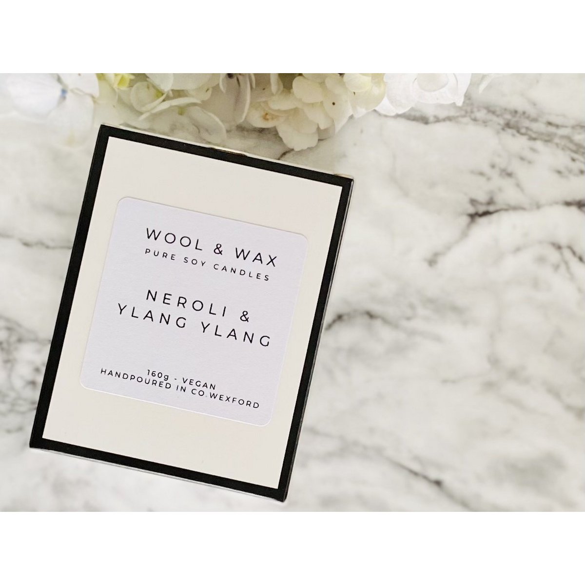 Wool & Wax Neroli & Ylang Ylang Kaars Classic - Afbeelding 2