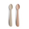Mushie Babylepels Set 2 Stuks Blush/Shifting Sand