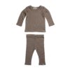 BAKIMO Kids Loungewear Ribset Silver Sage - Afbeelding 2
