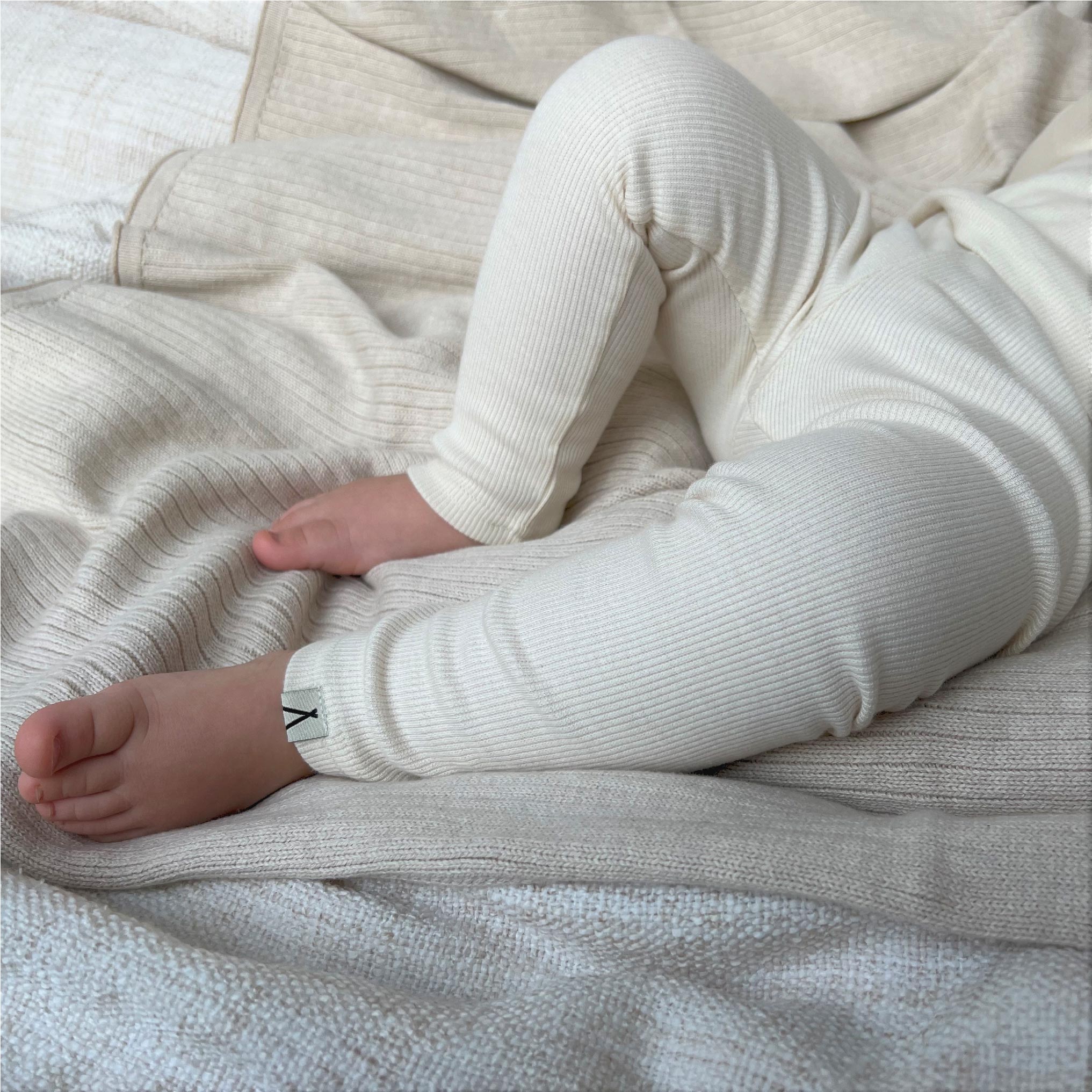 BAKIMO Kids Loungewear Ribset Ecru - Afbeelding 7