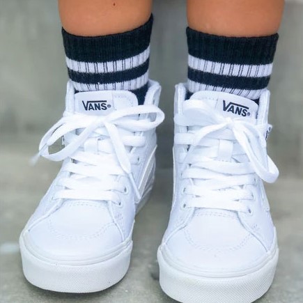 Kickin It Up Socks Katoen Black White