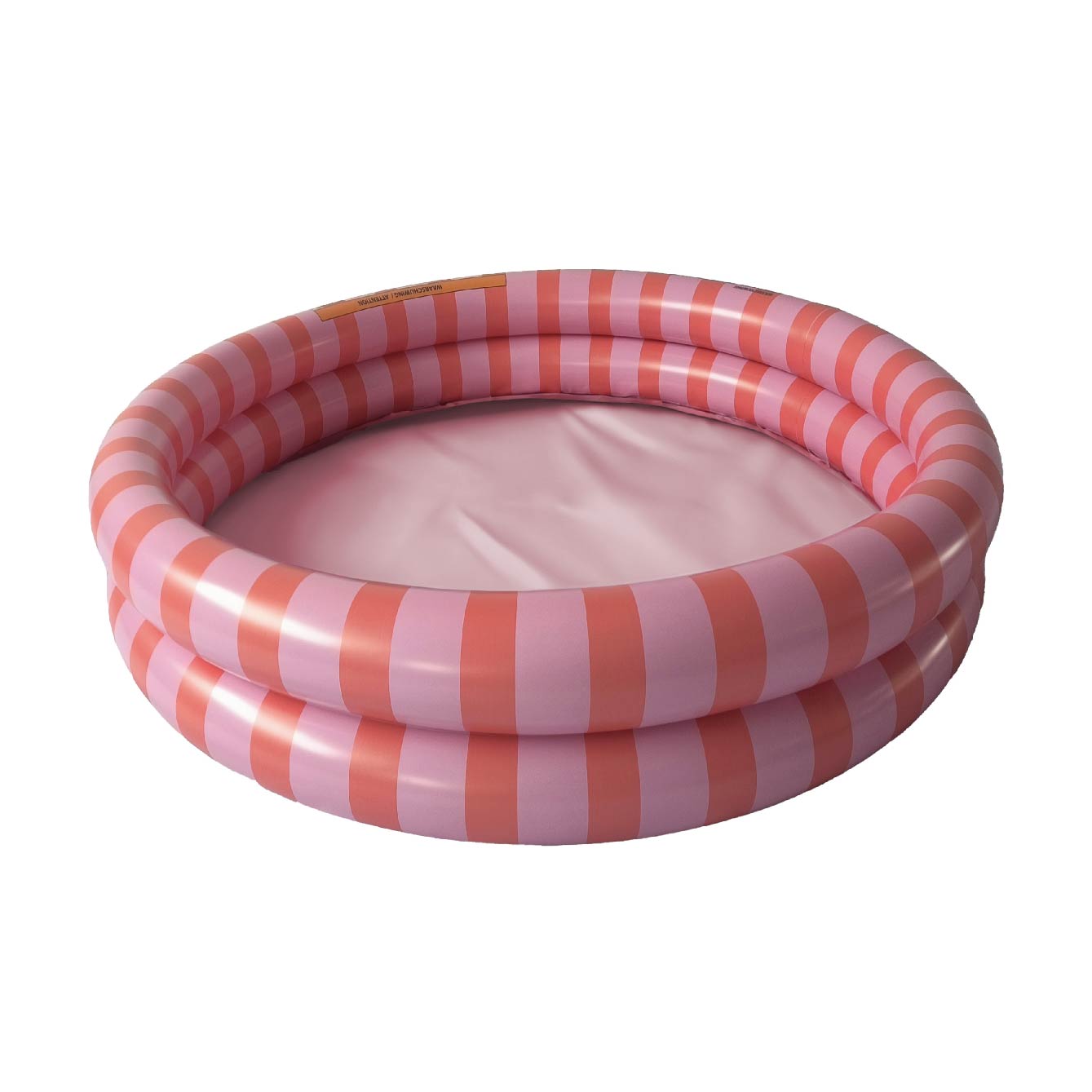 Swim Essentials Zwembad Pink Red Stripes Ø100cm