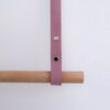 BAKIMO Hangend Kledingrek Leer Soft Pink