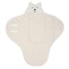 Jollein Wikkeldeken Bear Boucle Oatmeal - Afbeelding 3