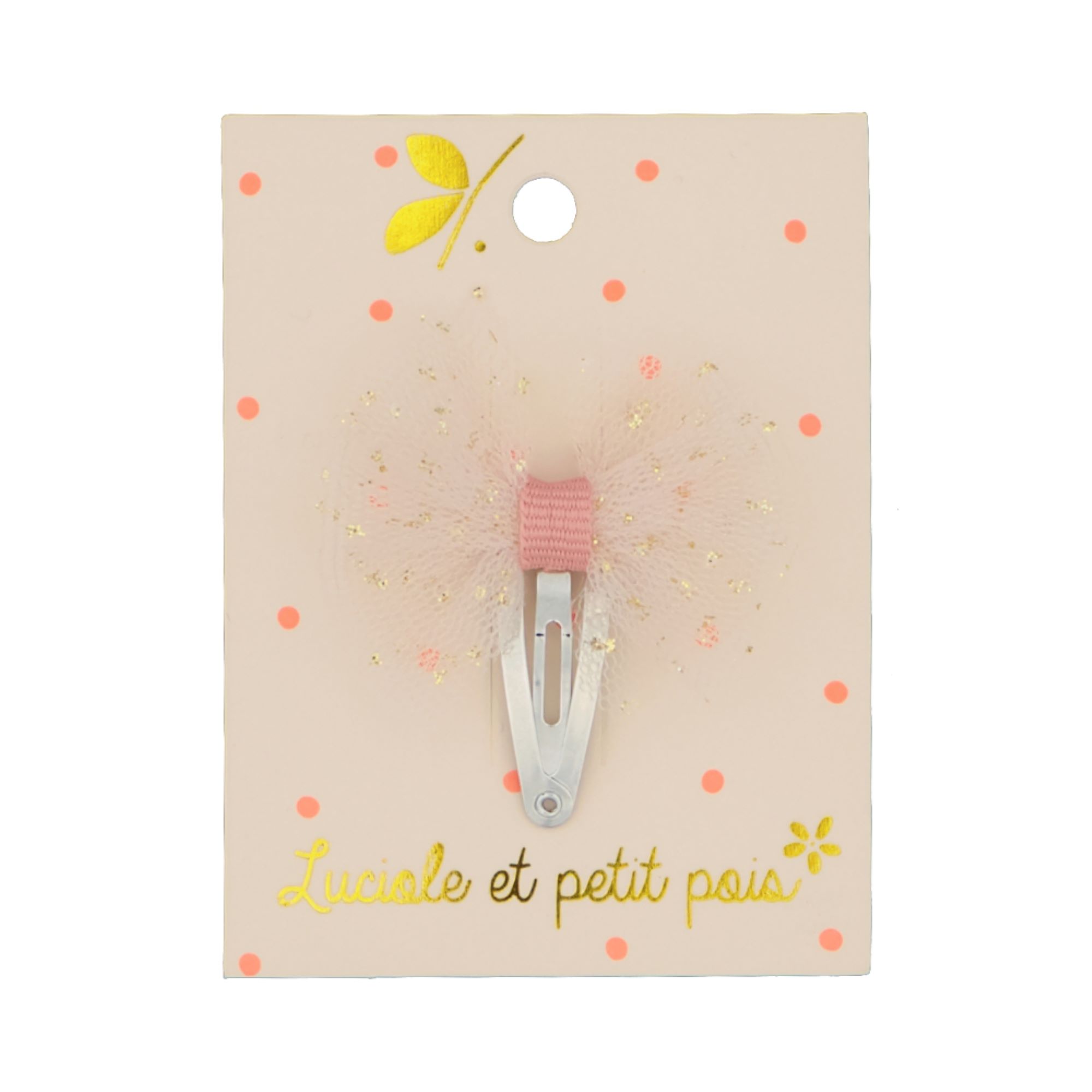 Luciole Et Petit Pois Mini Haarknipje Tutu Roze 3cm