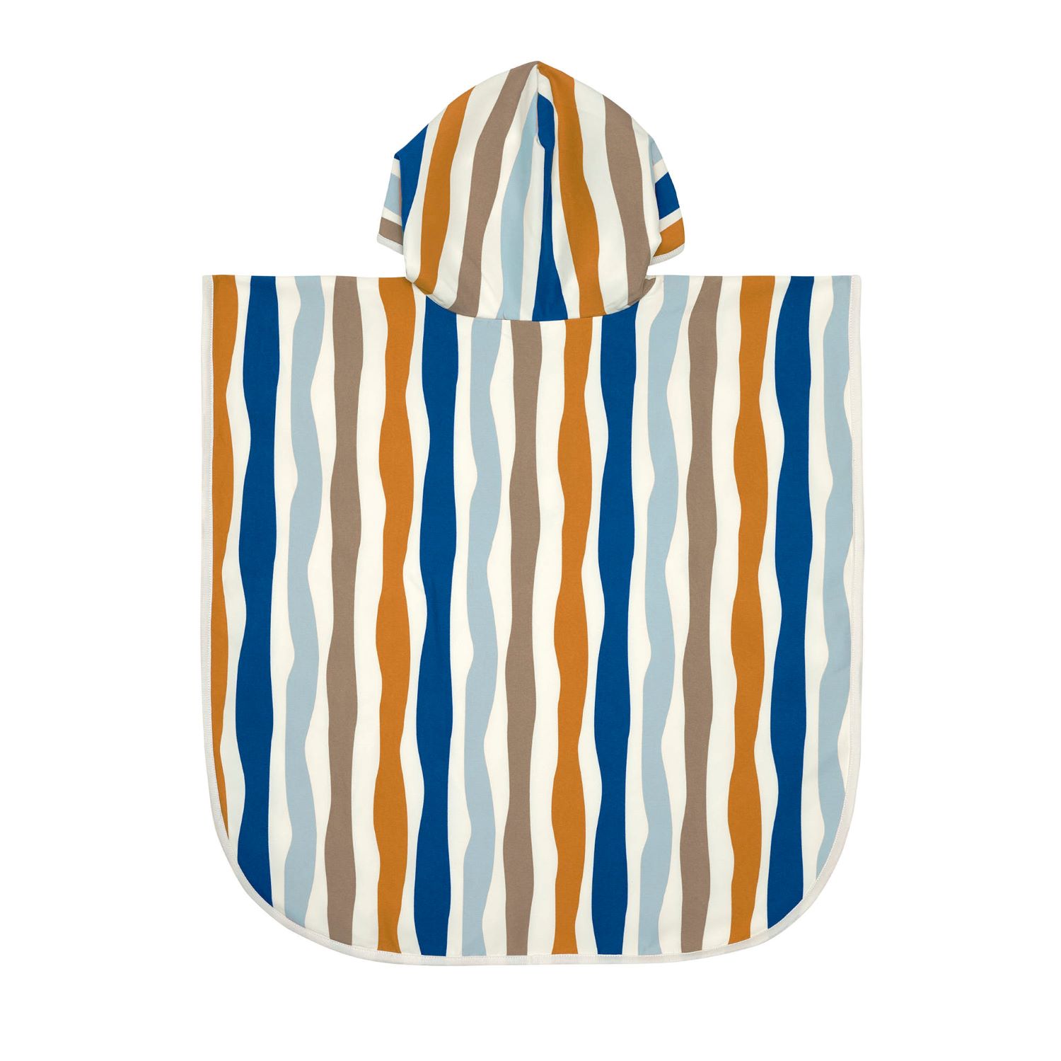 LÄSSIG UV Badponcho Waves Blue Nature - Afbeelding 2
