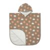LÄSSIG UV Badponcho Wild Cats Choco