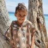 LÄSSIG UV Badponcho Wild Cats Choco - Afbeelding 4