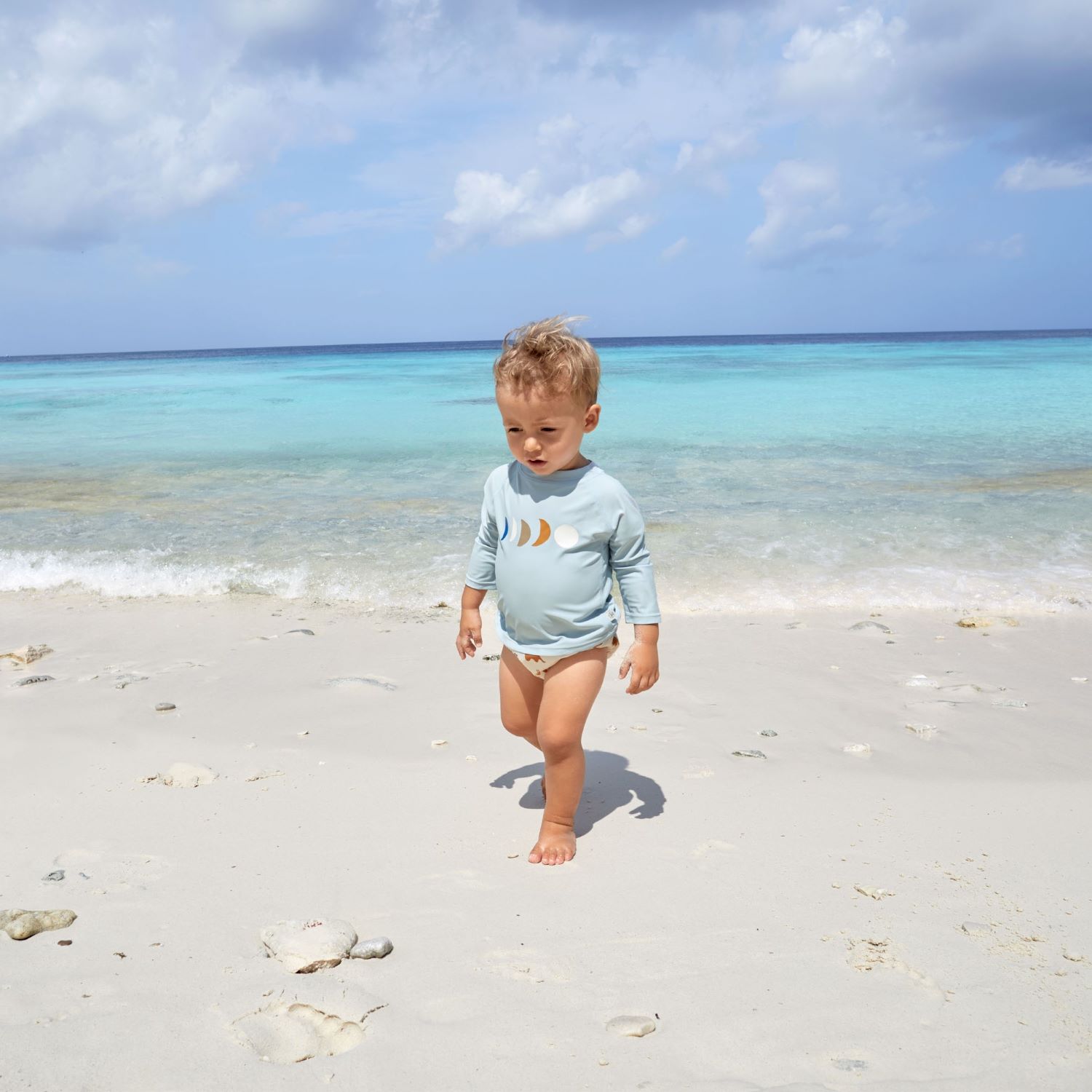 LÄSSIG UV Zwemshirt Long Sleeve Moon Powder Blue - Afbeelding 4
