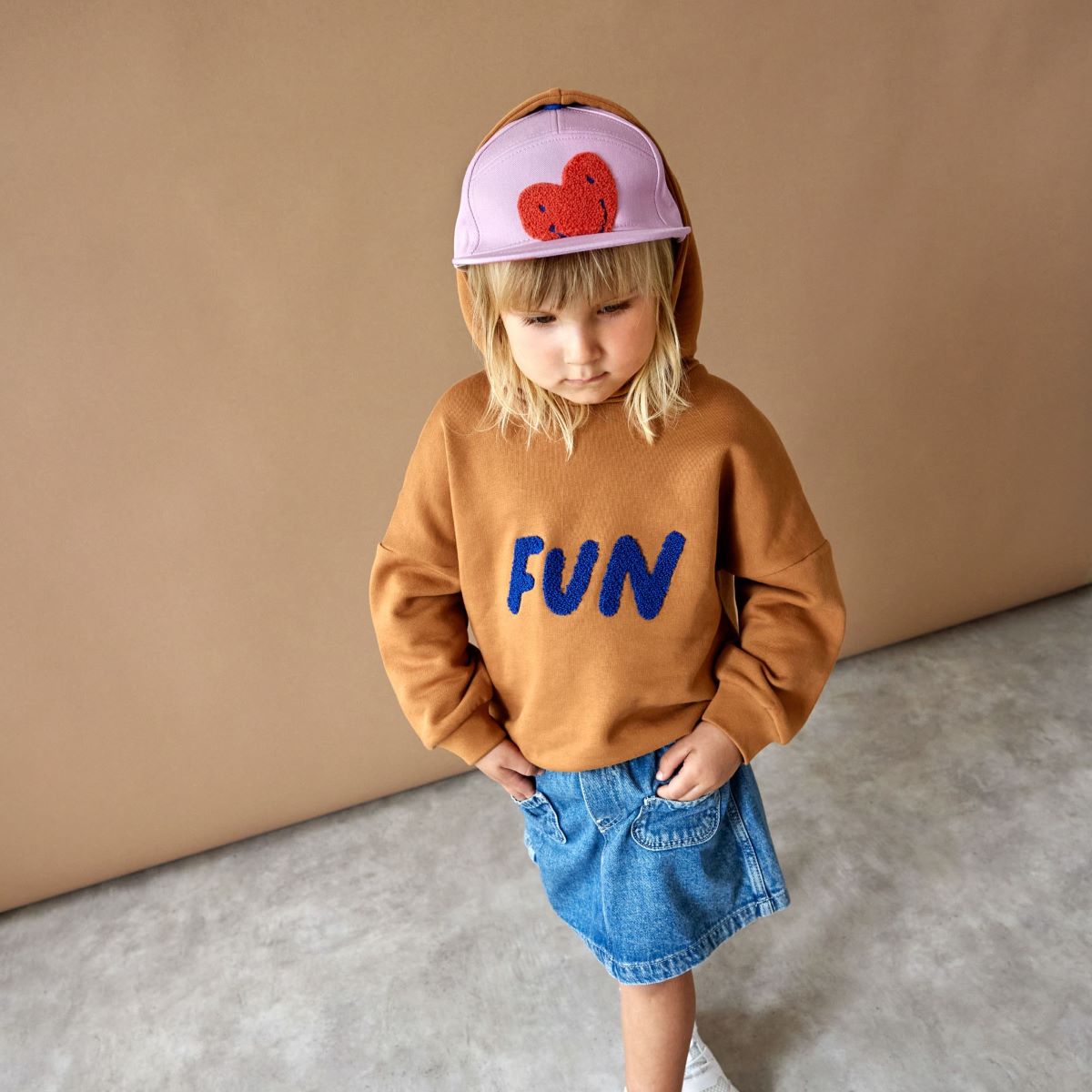 LÄSSIG Pet Kids Skater Cap Heart Lavender 2-6 Jaar - Afbeelding 5