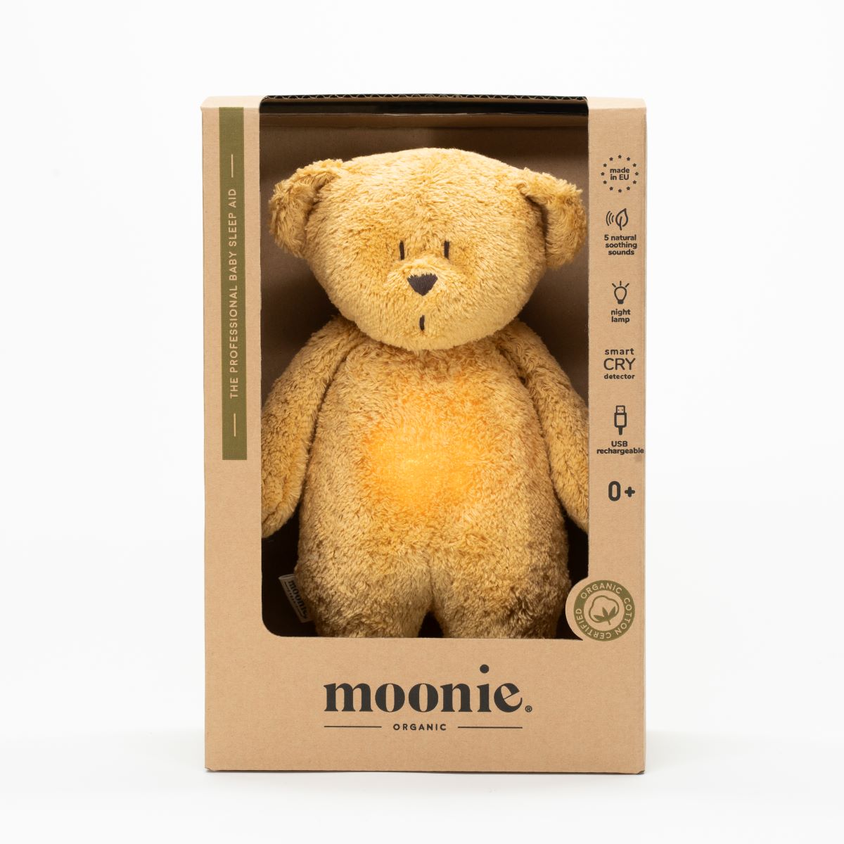 Moonie Knuffel Beer Met Licht En Geluid Honey - Afbeelding 2