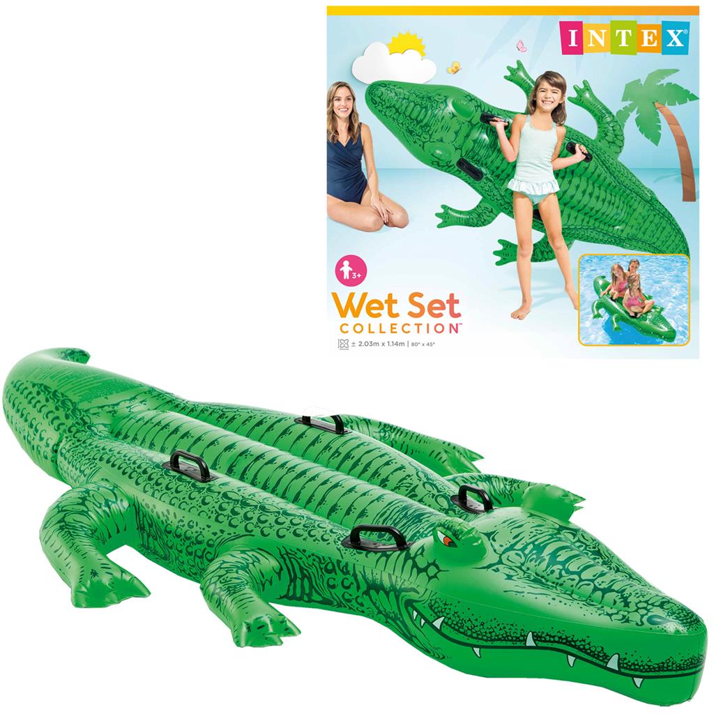 Intex Opblaasdier Krokodil XL - Afbeelding 2