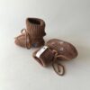 Saga Copenhagen Baby Booties Althea Blueberry On Tahin - Afbeelding 2