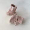 Saga Copenhagen Baby Booties Althea Flower On Mellow Rose - Afbeelding 2