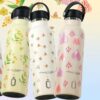 Runbott Roestvrijstalen Fles Met Keramische Coating 600ml India Pink - Afbeelding 2
