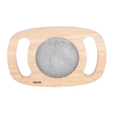 Tickit Houten Glitterpaneel Zilver