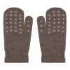 GoBabyGo Wollen Grip Wanten Brown Melange 0-3 Jaar