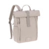 LÄSSIG Rolltop Up Backpack Luiertas Taupe