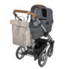 LÄSSIG Rolltop Up Backpack Luiertas Taupe - Afbeelding 5