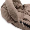 Jollein Voetenzak Voor Buggy/Kinderwagen Embossed Lily Milky Coffee - Afbeelding 5