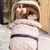 Jollein Voetenzak Voor Buggy/Kinderwagen Embossed Lily Milky Coffee - Afbeelding 8