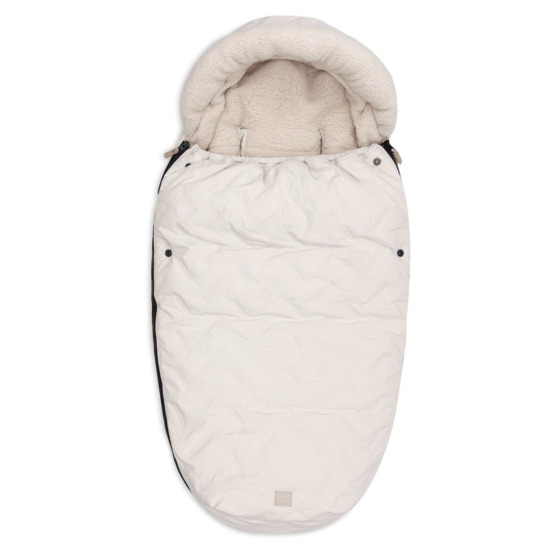 Jollein Voetenzak Voor Buggy/Kinderwagen Embossed Lily Sand
