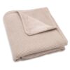 Jollein Deken Wieg 75x100cm Basic Knit/Fleece Wild Rose