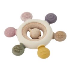 Tickit Silisoft Bijtspeelgoed Rammelaar Aarde