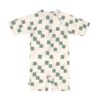 LÄSSIG UV Zwempak Korte Mouw Checkerboard Sea Salt / Green - Afbeelding 2