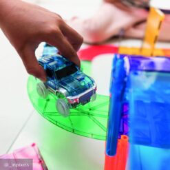 Alternative view of Cleverclixx Race Track Car Blue